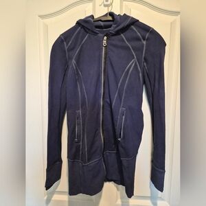 Lululemon Women's Purpilish Blue Hooded Jacket With Full Zipper